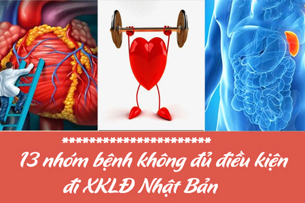 13 Nhóm Bệnh Không Đủ Điều Kiện XKLĐ Nhật Bản