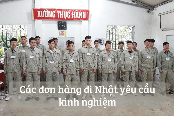 Các Đơn Hàng Đi Nhật Yêu Cầu Kinh Nghiệm
