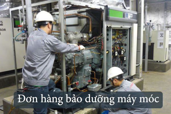 Cty XKLD Nhật Bản Uy Tín Đơn Hàng Bảo Dưỡng Máy Móc