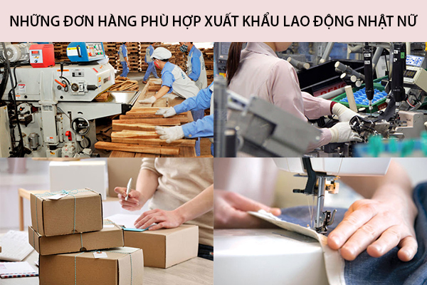 Những Đơn Hàng Phù Hợp Với Xuất Khẩu Lao Động Nhật Nữ