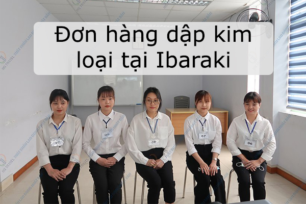 Mức Lương XKLĐ Nhật Bản Đơn Hàng Dập Kim Loại