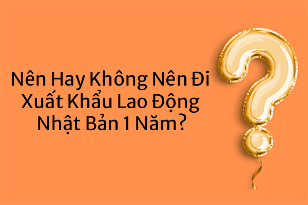 Nên Hay Không Nên Tham Gia Đơn Hàng Đi Nhật 1 Năm