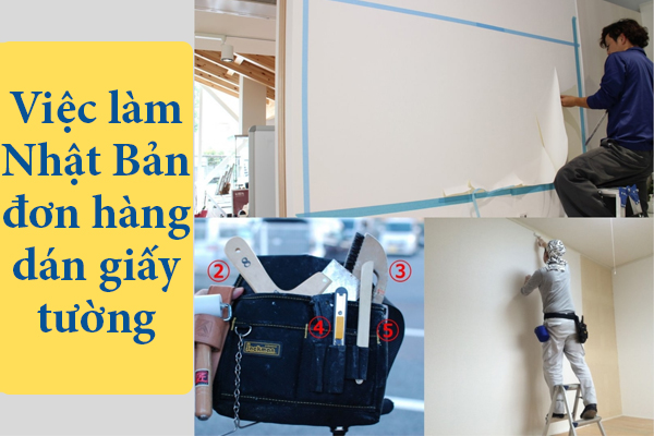 Việc Làm Nhật Bản Đơn Hàng Dán Giấy Tường