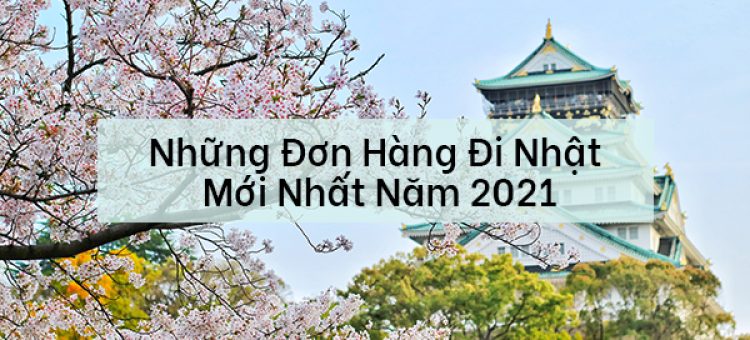 Những Đơn Hàng Đi Nhật Mới Nhất Năm 2021