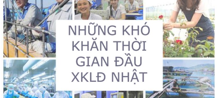 Những Khó Khăn Thời Gian Đầu Đi Xuất Khẩu Lao Động Nhật