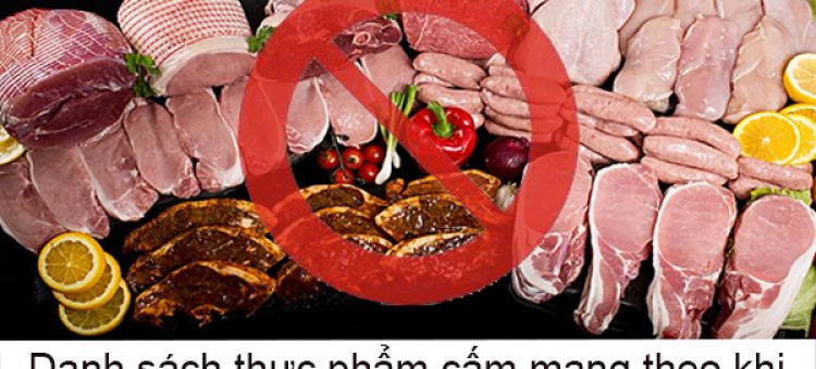 Thực Phẩm Bị Cấm Mang Theo Khi Xuất Cảnh Sang Nhật Bản