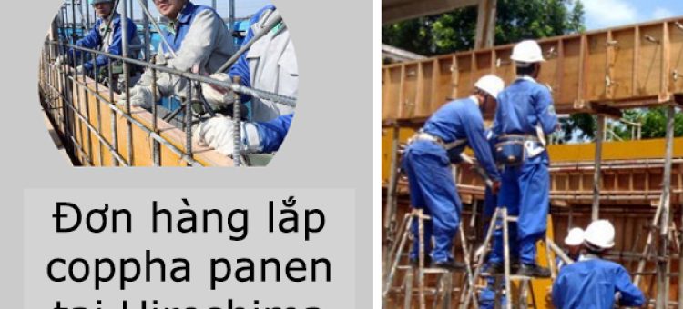 XKLĐ Nhật Bản Đơn Hàng Lắp Coppha Panen